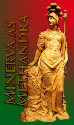 Minerva as Methandra, photo taken in Frankfurt by Jim McPherson, 2008