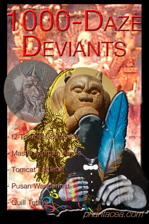 Collage suggestive of deviants appearing in 1000-Daze, Jim McPherson, 2011