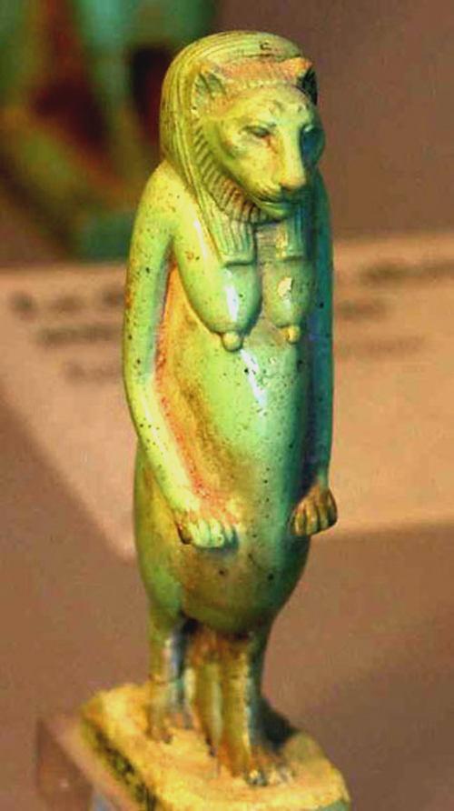 Image suggestive of Cathune Bubastis, a Egyptian cat goddess as taken from Web