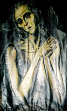 A Fino's Mary Magdalene, photographed in Puno, Peru, by Jim McPherson, 1998