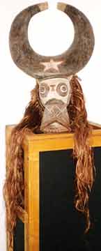 Shot of a bust or head reminiscent of the Sky God Varuna, Uranus and/or Zeus, photo taken by Jim McPherson, 2006