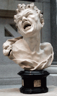 A satyr reminiscent of Tomcat Tattletail, shot in Met Museum NYC by Jim McPherson, 2009