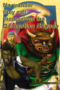 Spherized detail from potential cover for DG:RV1, prepared by Jim McPherson, artwork by Ian Bateson, 2012