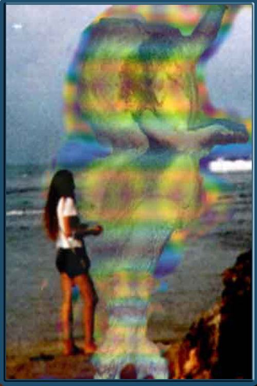 Fanciful graphic suggestive of Gloriel, prepared on PHOTOSHOP by Jim McPherson, 2005