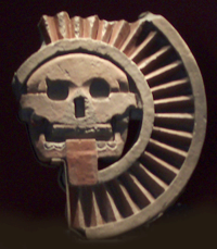 A skull-headed deity shot in Mexico by Jim McPherson, 2005