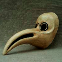 Plague Doctor Mask, from a postcard bough in Venice, 2008