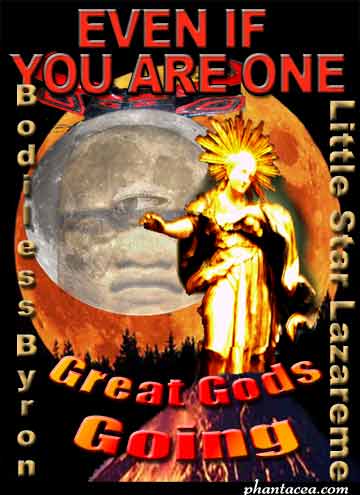 Collage prepared by Jim McPherson illustrating the major storyline for Feeling Theocidal, the first PHANTACEA Mythos print publication since 1990