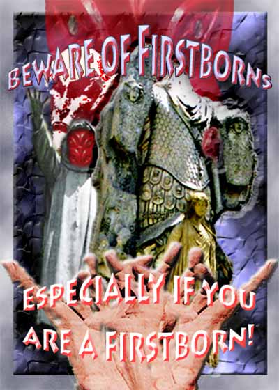 Beware of Firstborns - A collage prepared by Jim McPherson, 2008