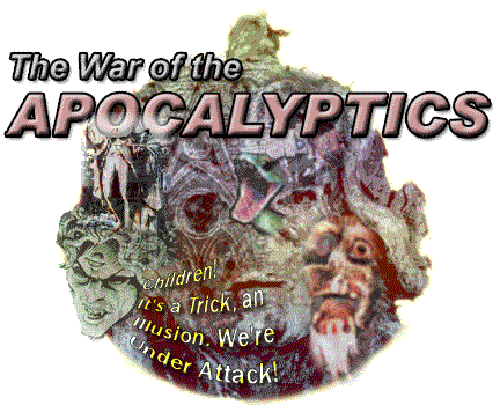 A potential image for the cover of the War of the Apocalyptics, prepared by Jim McPherson circa 2002