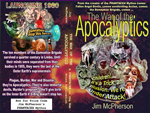 A potential dust cover for "The War of the Apocalyptics", prepared on PHOTOSHOP by Jim McPherson, 2005