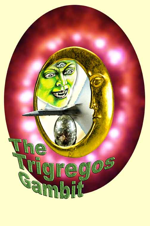 Gif used on back cover of potential dustcover for 'The Trigregos Gambit', prepared on PHOTOSHOP by Jim McPherson, 2005,  