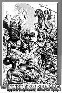 Original artwork by Ian Bateson, ca 1986