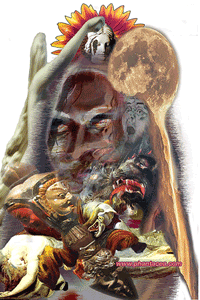 Images that went into Dem Desp's front and back covers