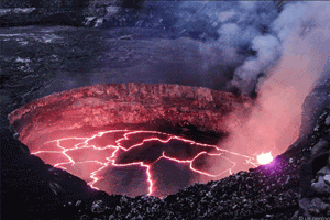 Kilauea cauldron, image taken from Web