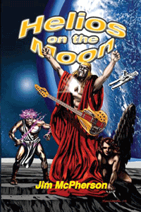 Front covers for Helios on the Moon and Nuclear Dragons