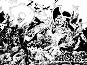 Unpublished Wraparound Cover prepared for PHANTACEA Phase One by Verne Andru circa 1987.